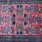 Antik Orientteppich handgeknüpft Lilian Sarough Naturfarben 86x72 cm