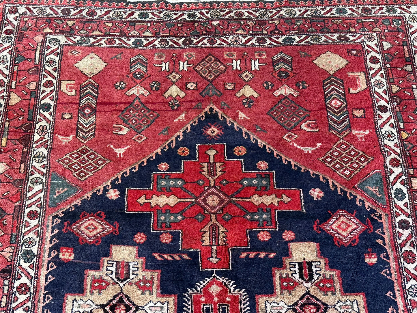 Orientteppich handgeknüpft Malayer Bidjar 310x140 cm