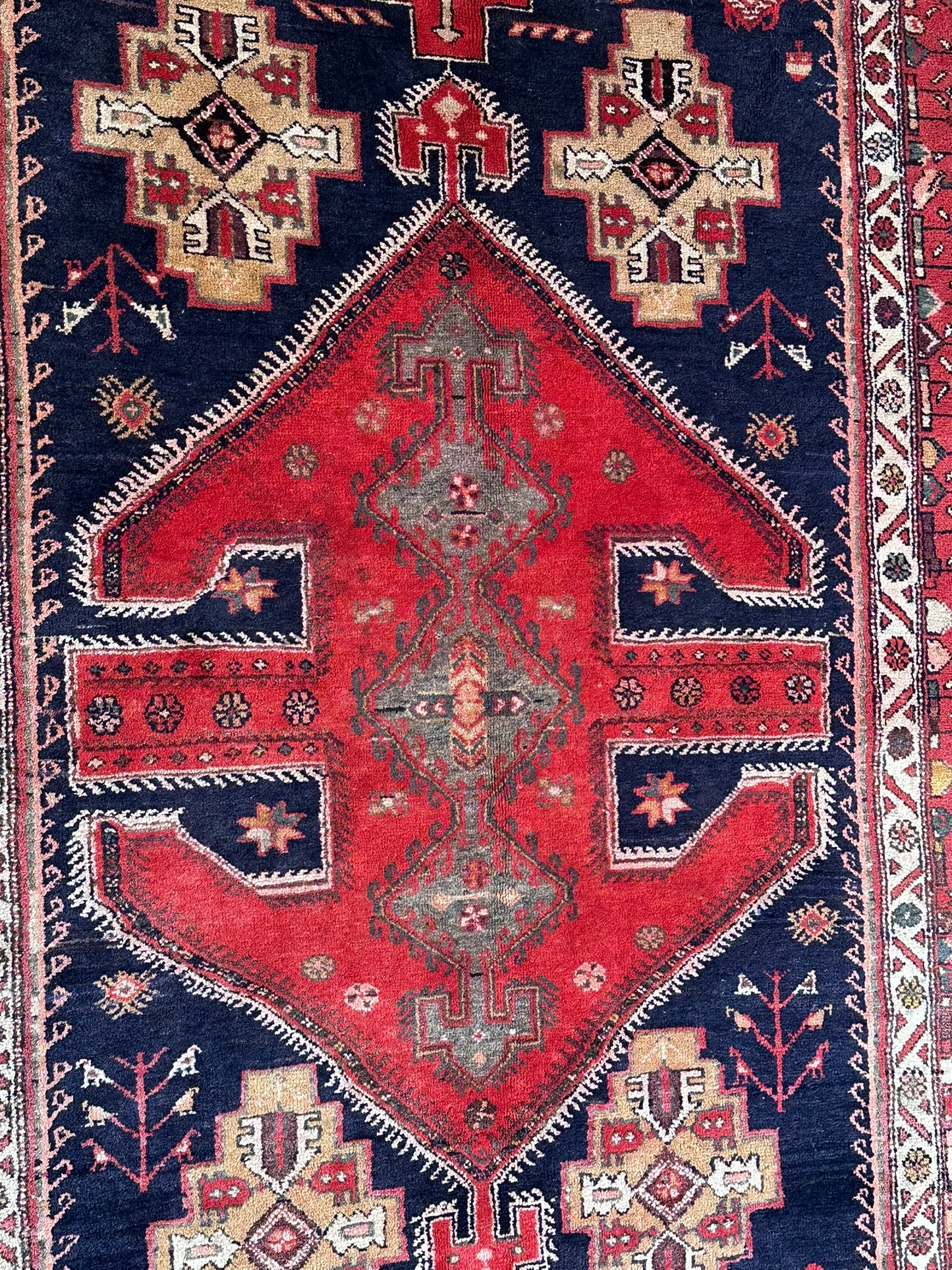 Orientteppich handgeknüpft Malayer Bidjar 310x140 cm