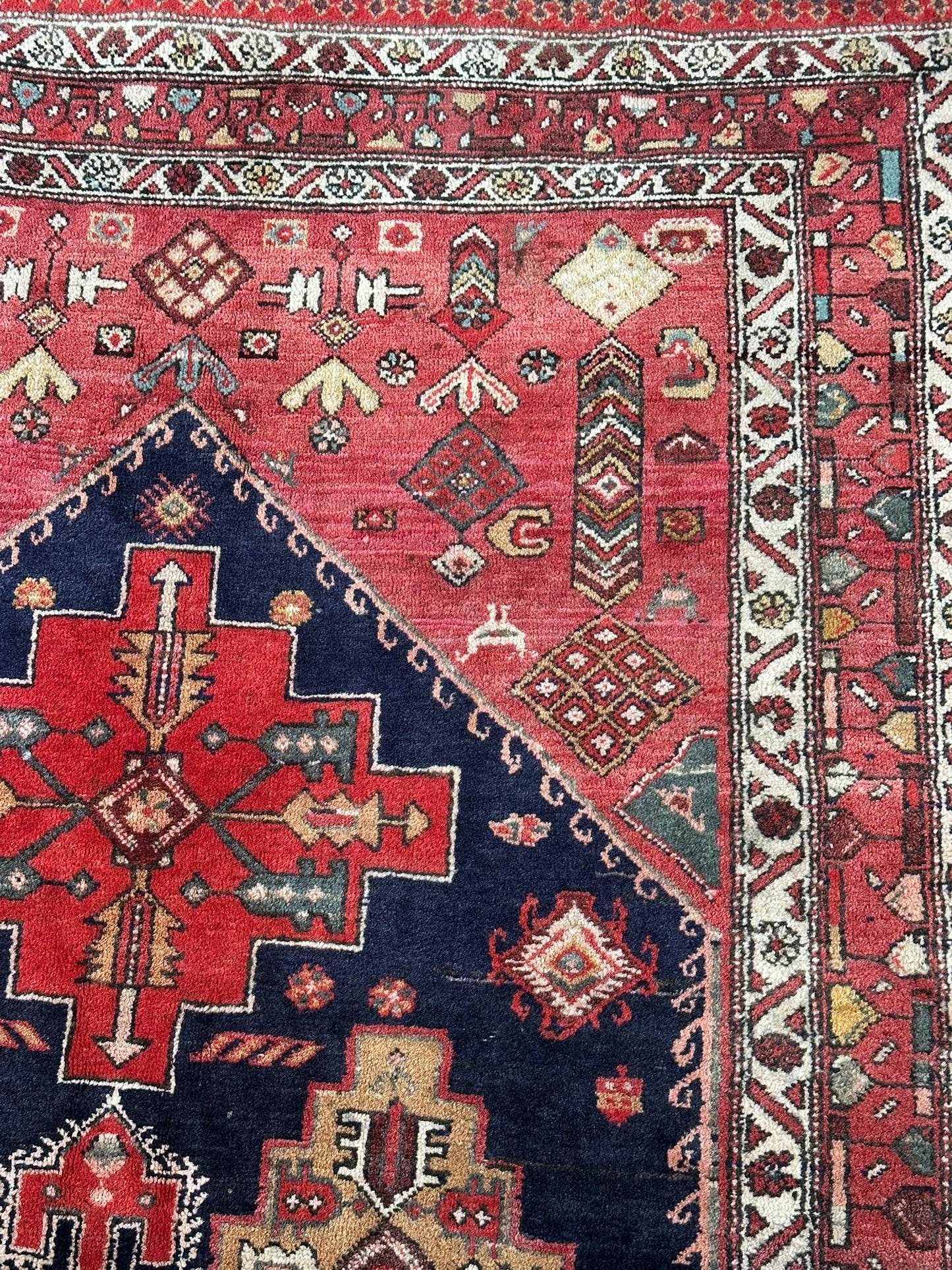 Orientteppich handgeknüpft Malayer Bidjar 310x140 cm