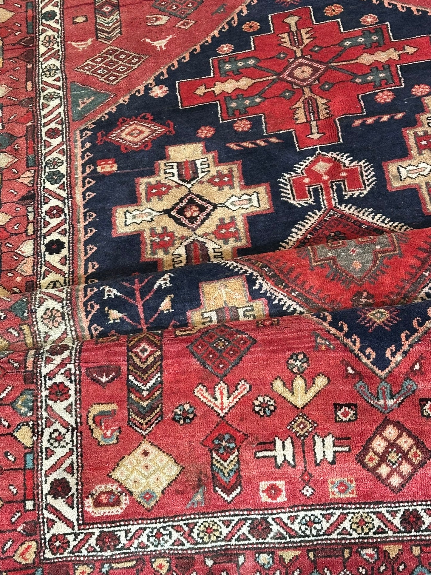 Orientteppich handgeknüpft Malayer Bidjar 310x140 cm