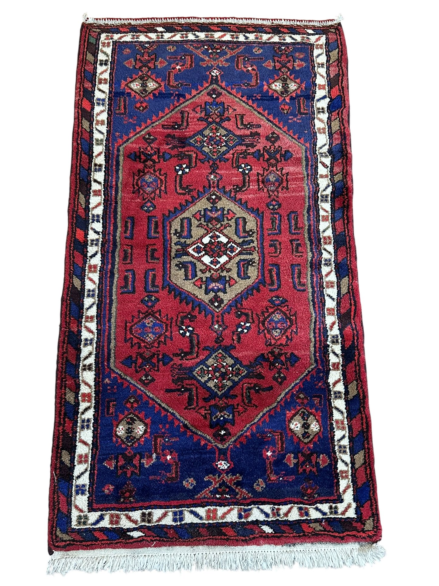 Orientteppich handgeknüpft Hamadan Malayer 150x80 cm