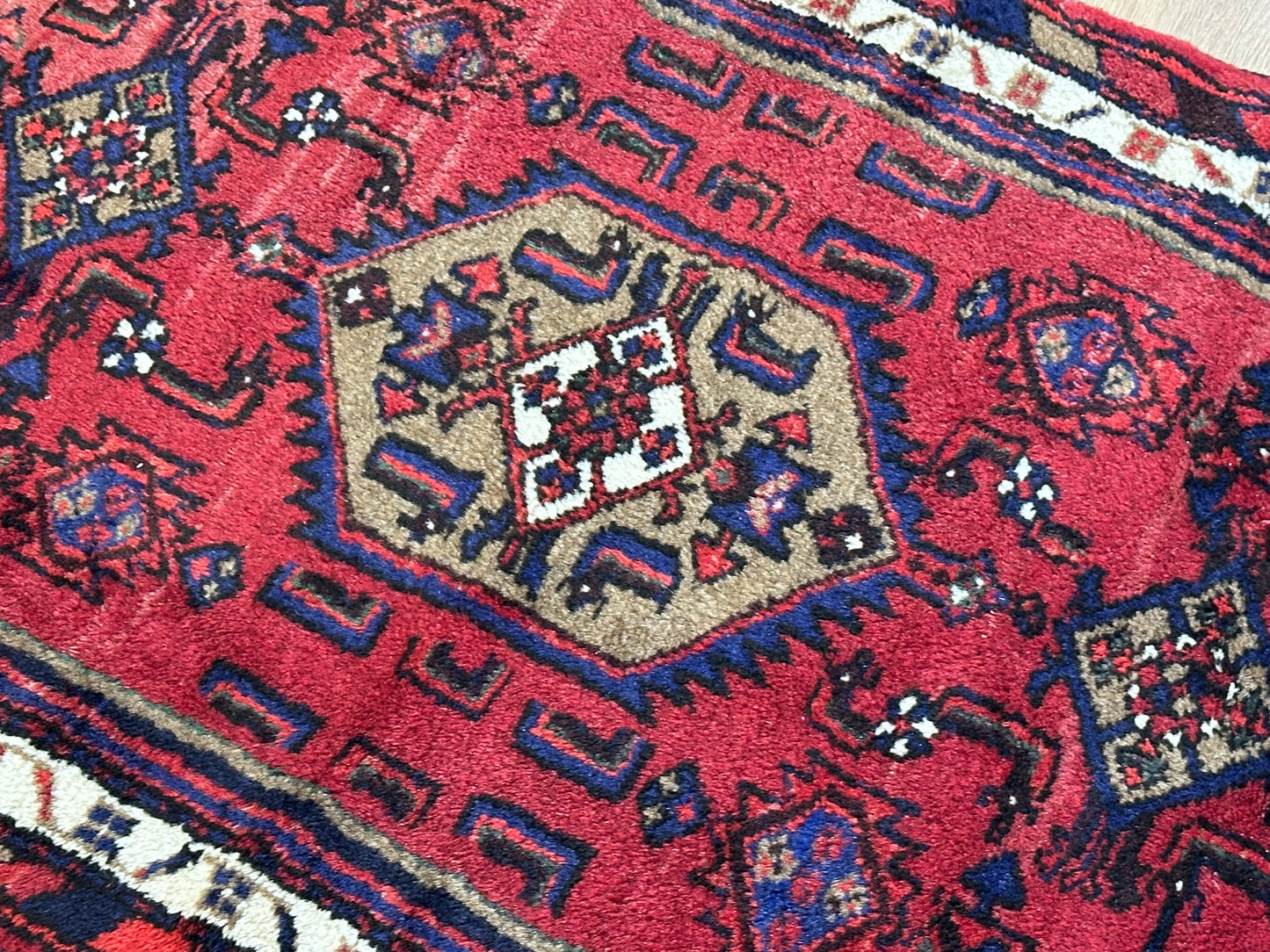 Orientteppich handgeknüpft Hamadan Malayer 150x80 cm