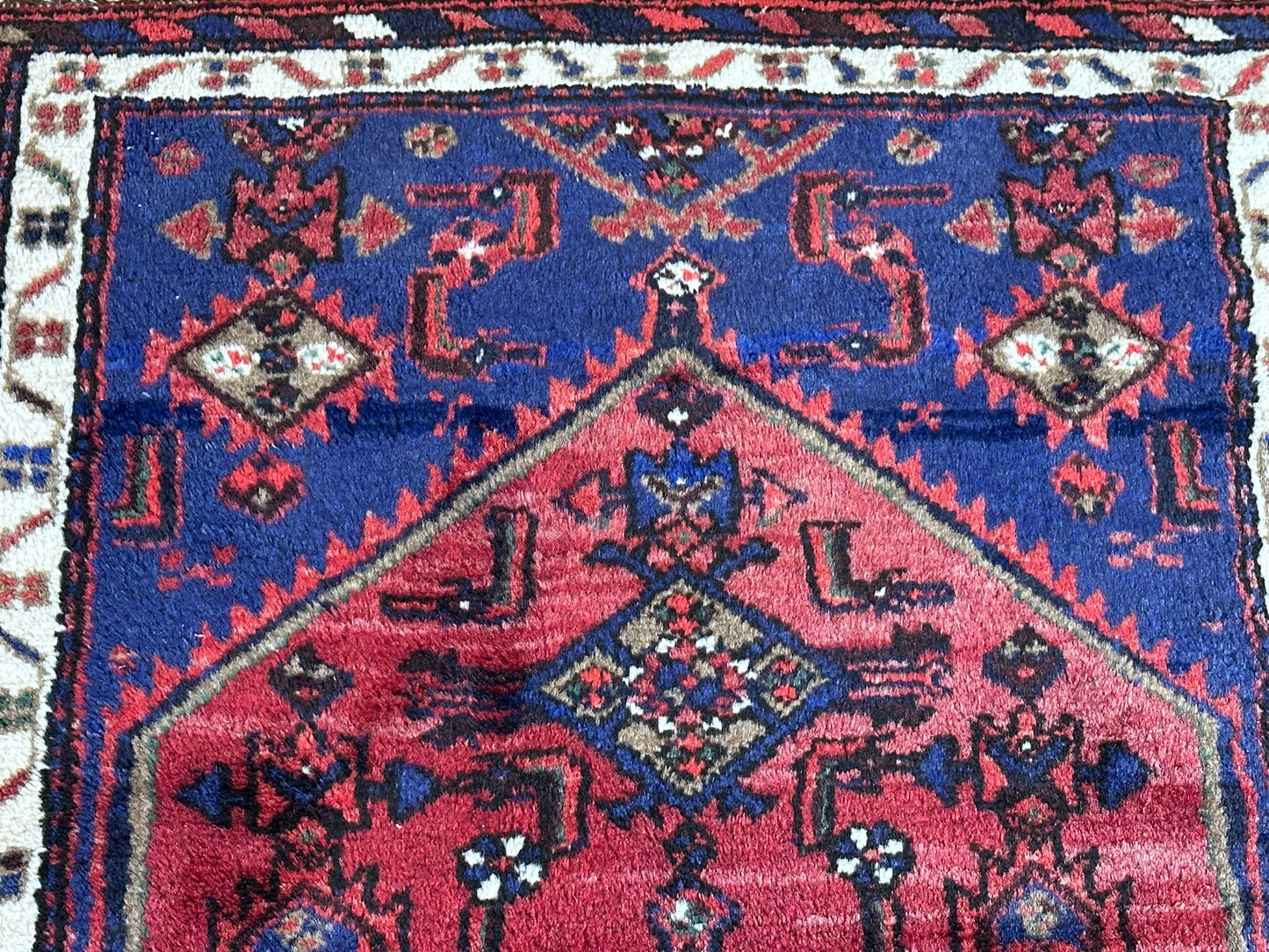 Orientteppich handgeknüpft Hamadan Malayer 150x80 cm