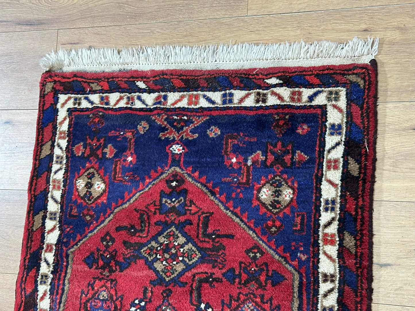 Orientteppich handgeknüpft Hamadan Malayer 150x80 cm