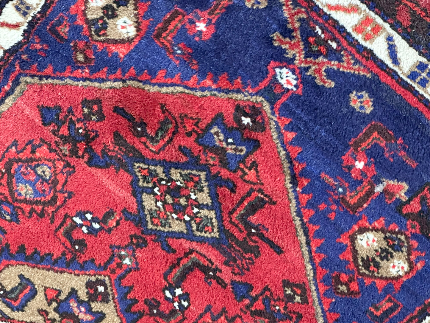 Orientteppich handgeknüpft Hamadan Malayer 150x80 cm