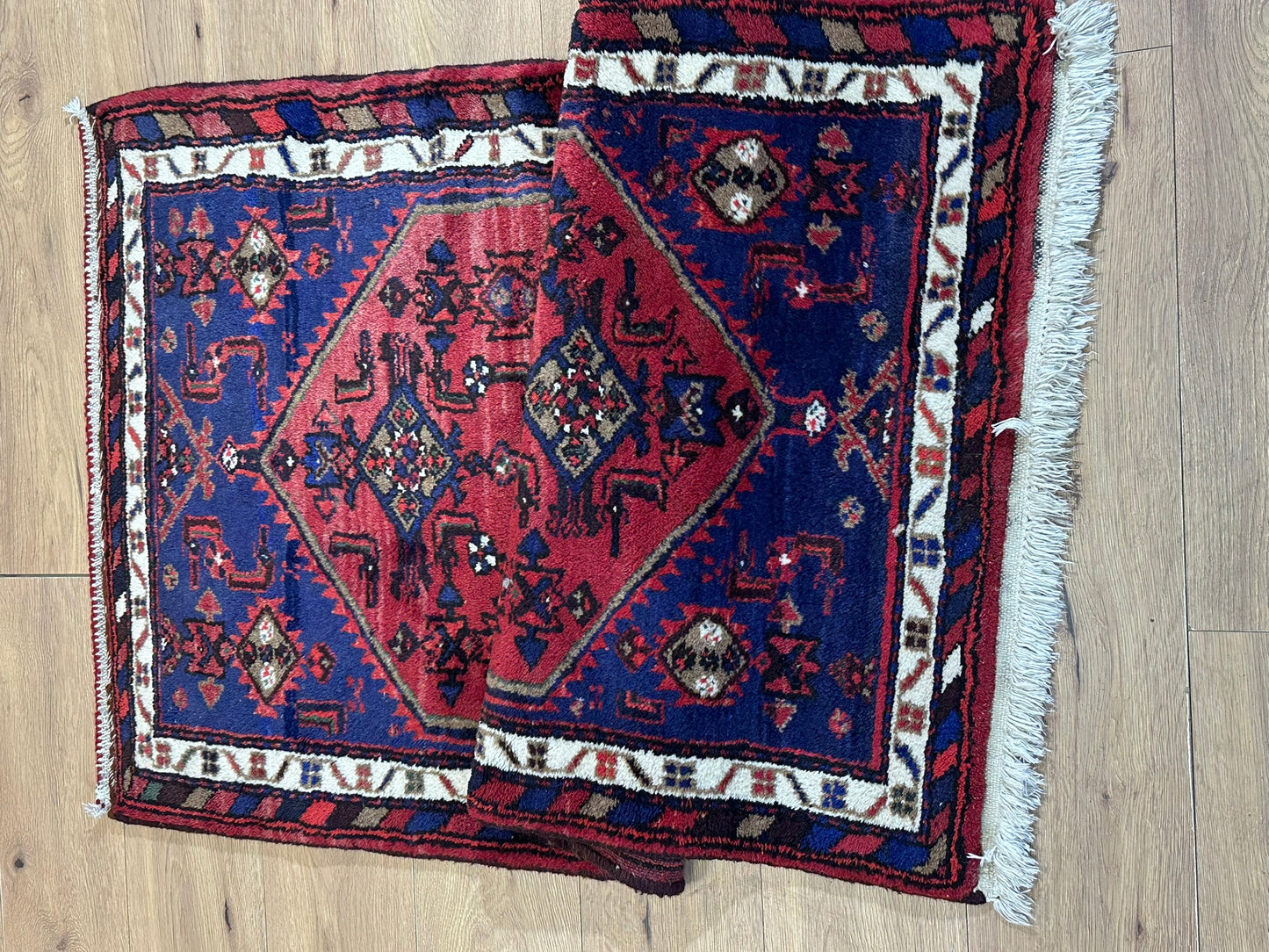 Orientteppich handgeknüpft Hamadan Malayer 150x80 cm