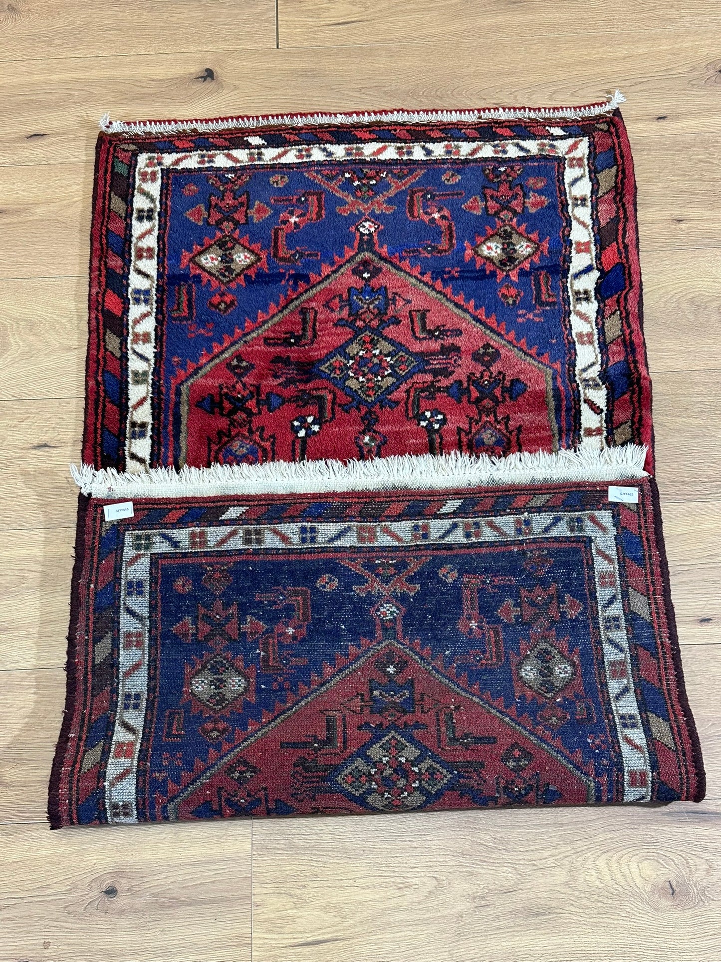 Orientteppich handgeknüpft Hamadan Malayer 150x80 cm