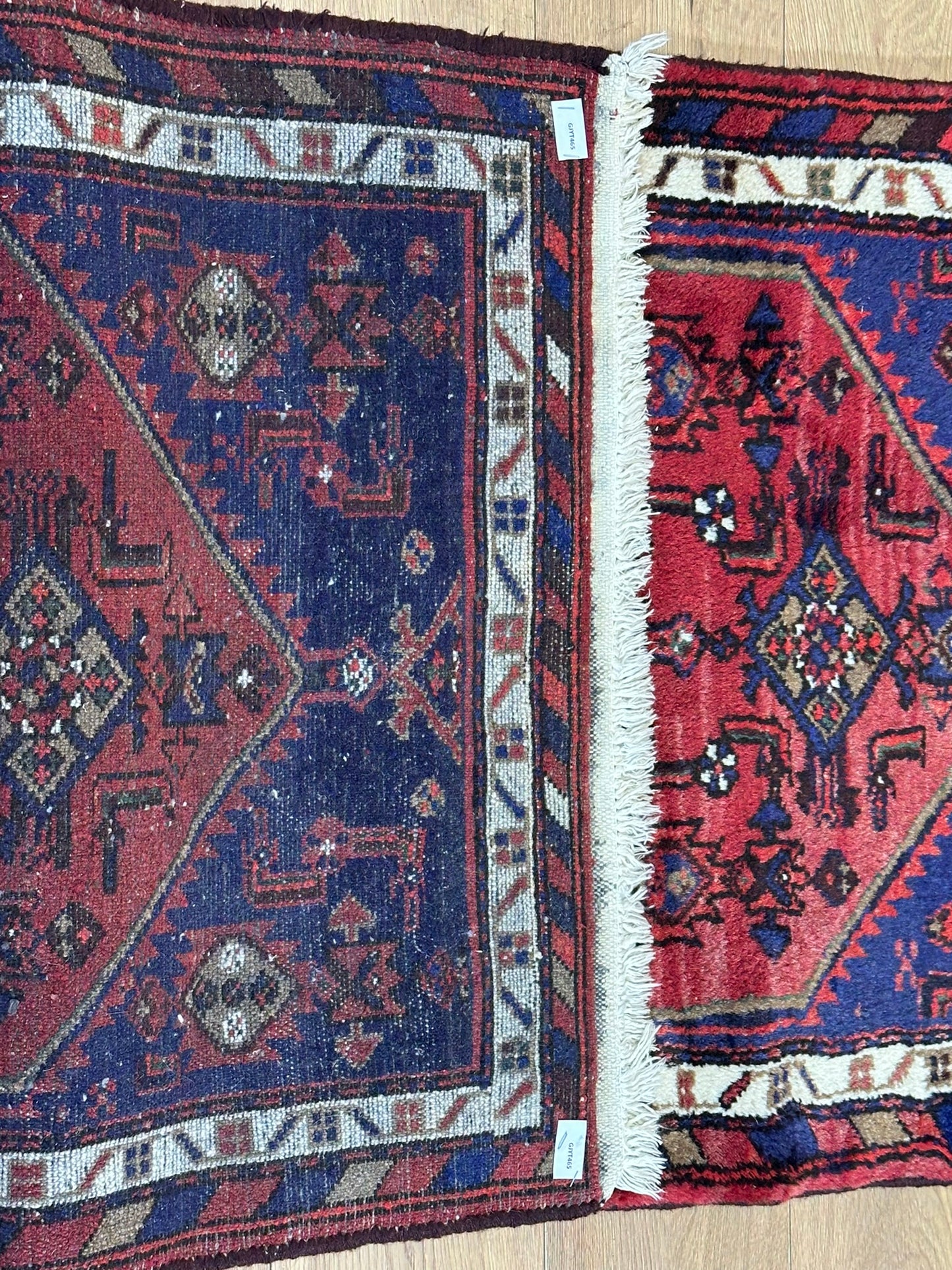 Orientteppich handgeknüpft Hamadan Malayer 150x80 cm