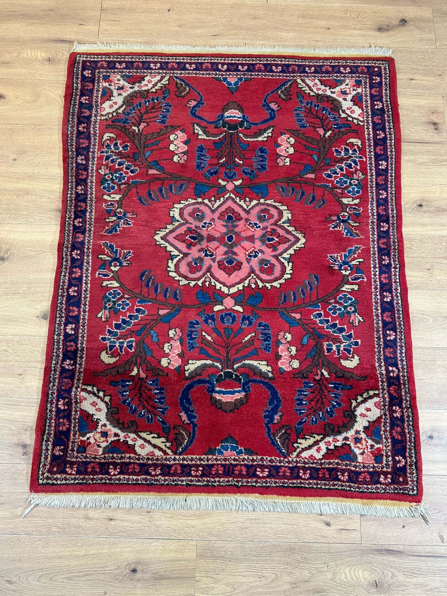 Orientteppich handgeknüpft Sarough 160x116 cm