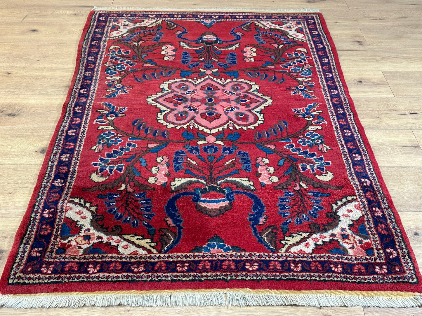 Orientteppich handgeknüpft Sarough 160x116 cm