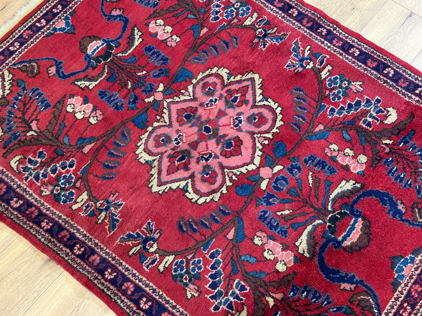 Orientteppich handgeknüpft Sarough 160x116 cm