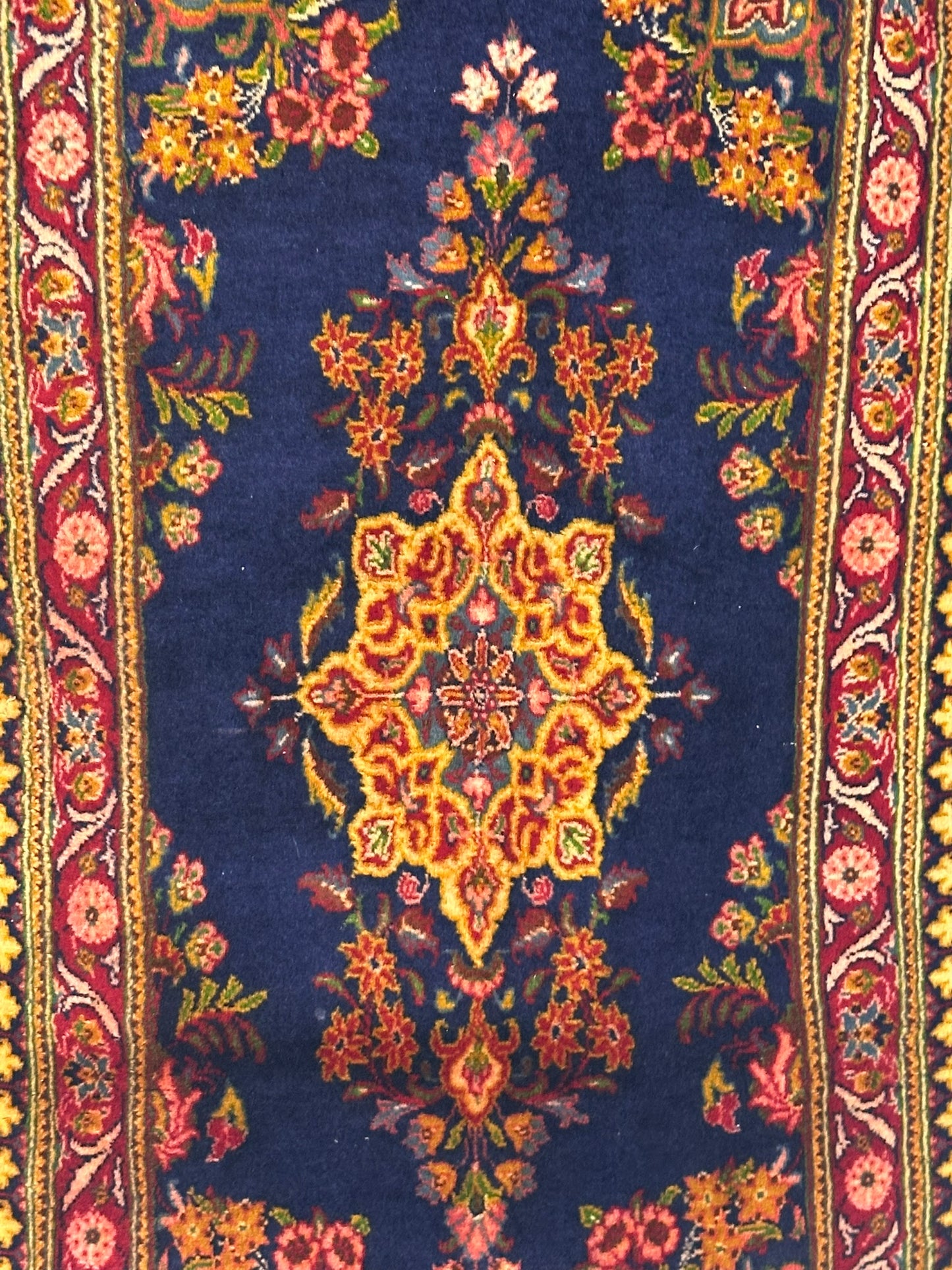 Orientteppich handgeknüpft Sarough Natur Semiantik 118x62 cm