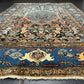 Handgeknüpfter Perser Teppich – Malayer Art Deco Naturfarben maße 185x130cm