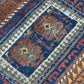 Antik Orientteppich handgeknüpft Belutsch Naturfarben 64x45 cm
