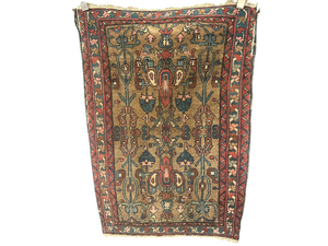 Handgeknüpfter Perser Teppich – Afschar Naturfarben Antik 120x80cm