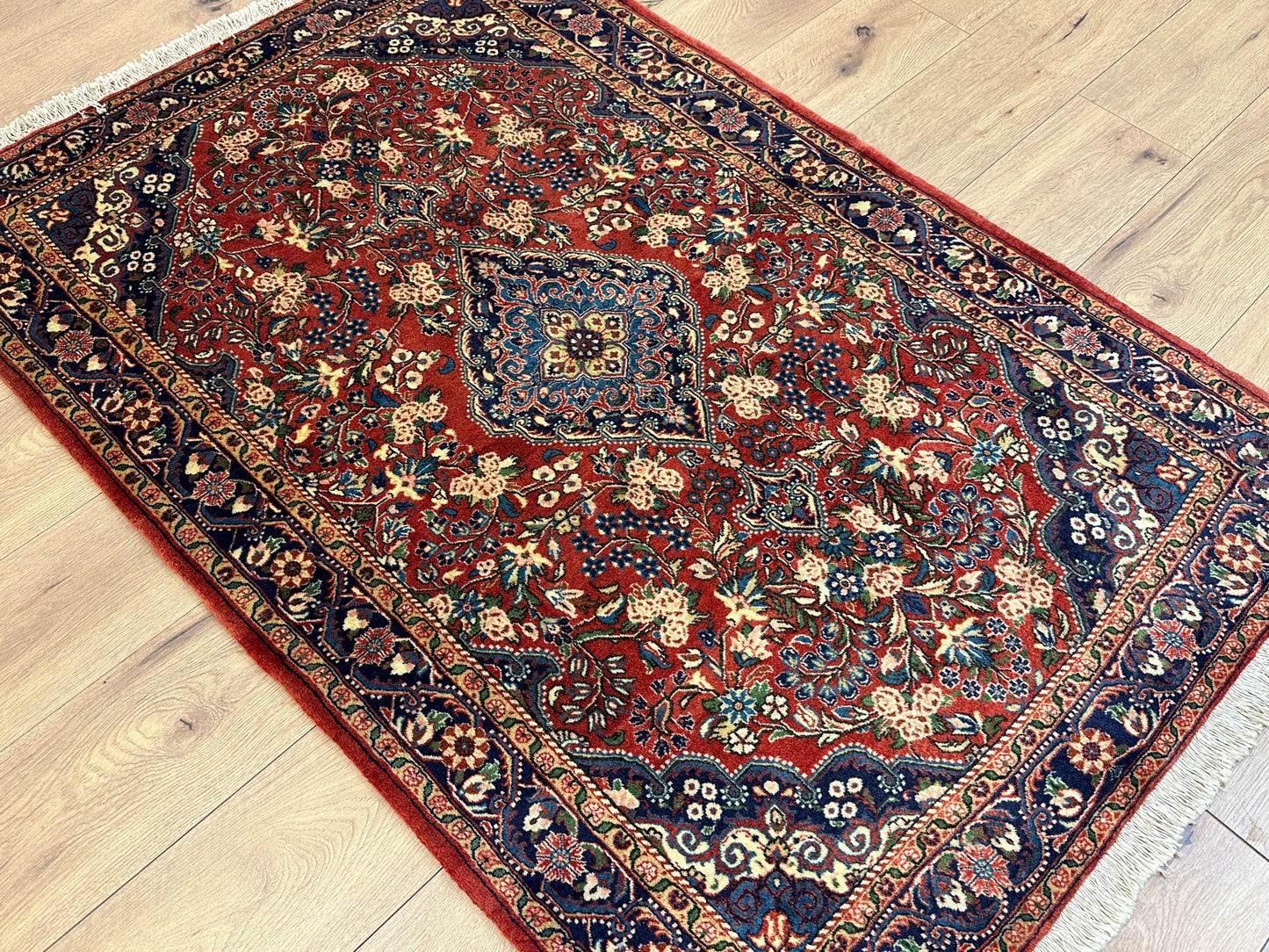 Handgeknüpfter Perser Orientteppich "Malayer Sarouck" 160x105 cm