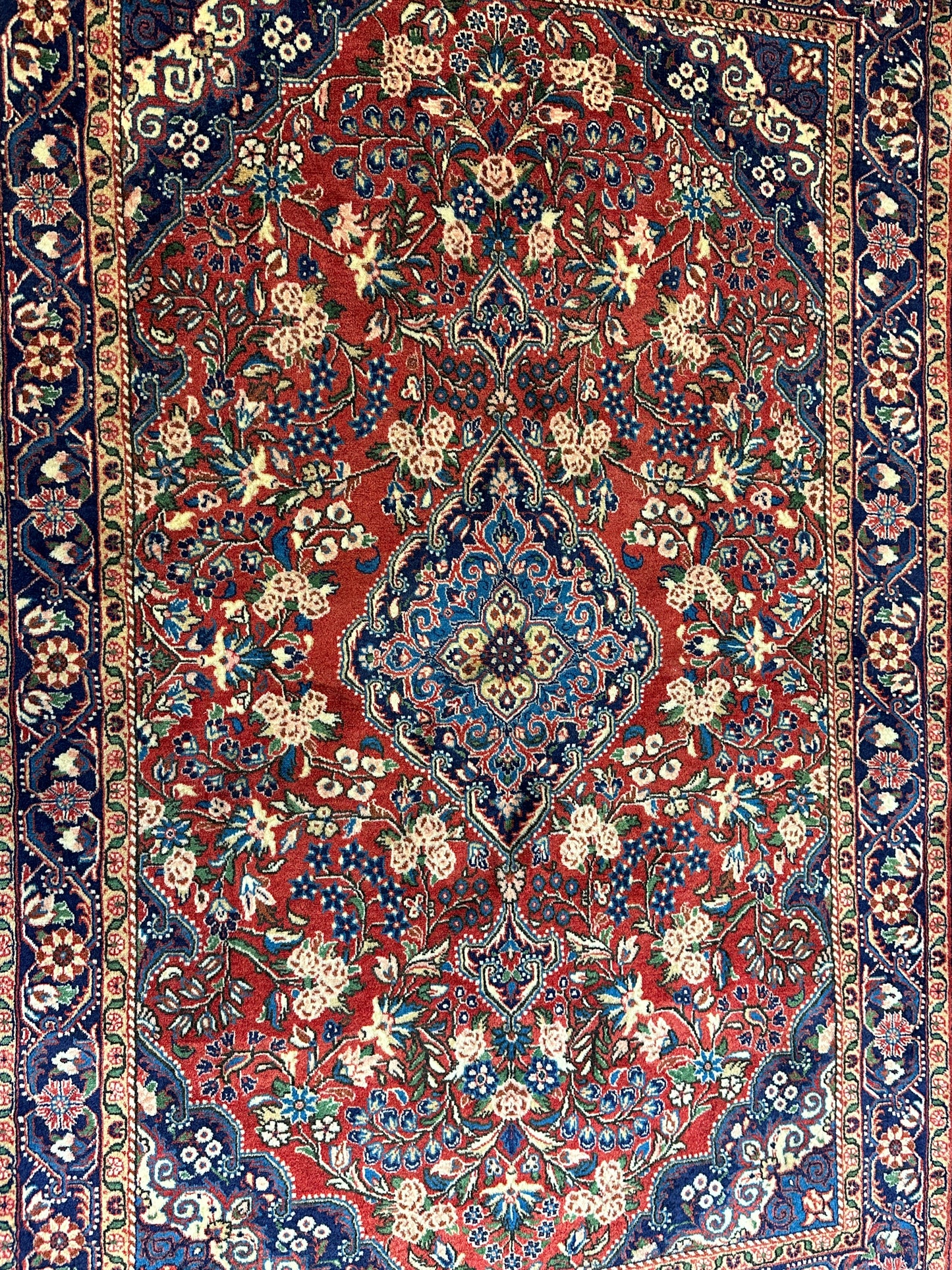 Handgeknüpfter Perser Orientteppich "Malayer Sarouck" 160x105 cm