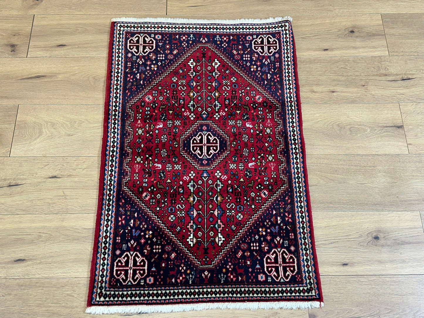 Orientteppich handgeknüpft Abadeh 110x73 cm