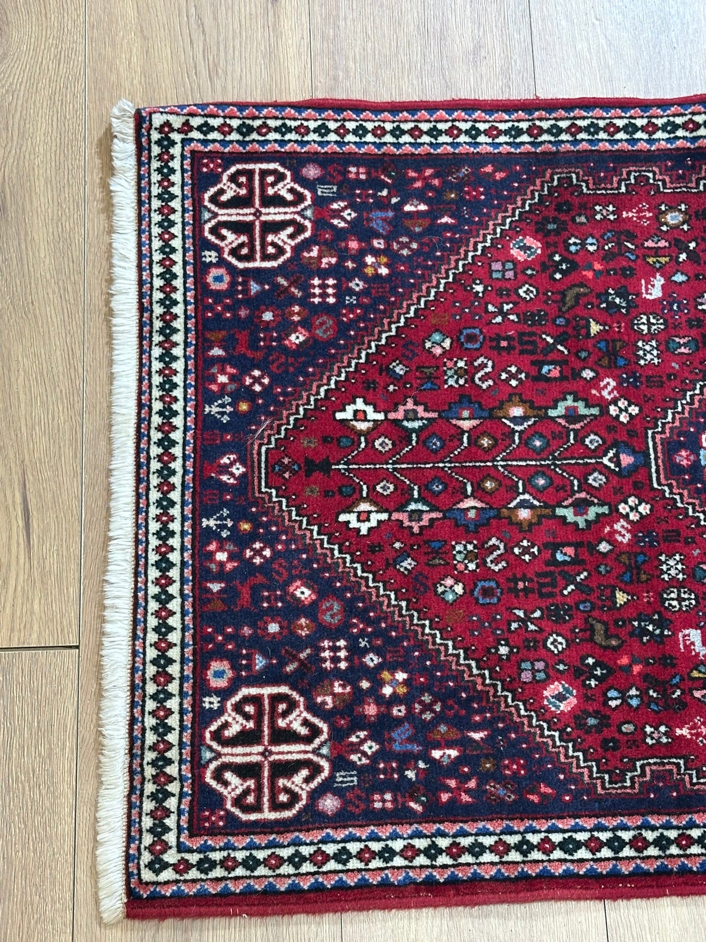 Orientteppich handgeknüpft Abadeh 110x73 cm