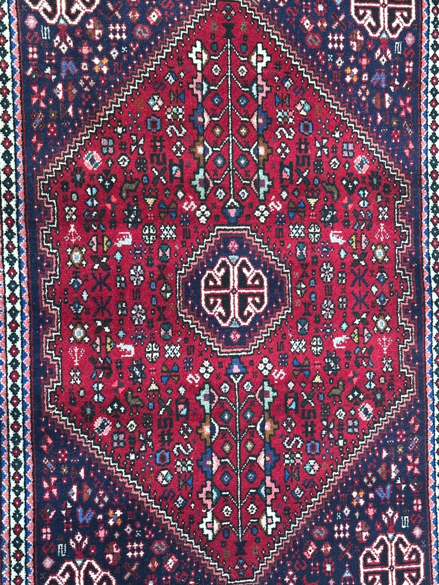 Orientteppich handgeknüpft Abadeh 110x73 cm