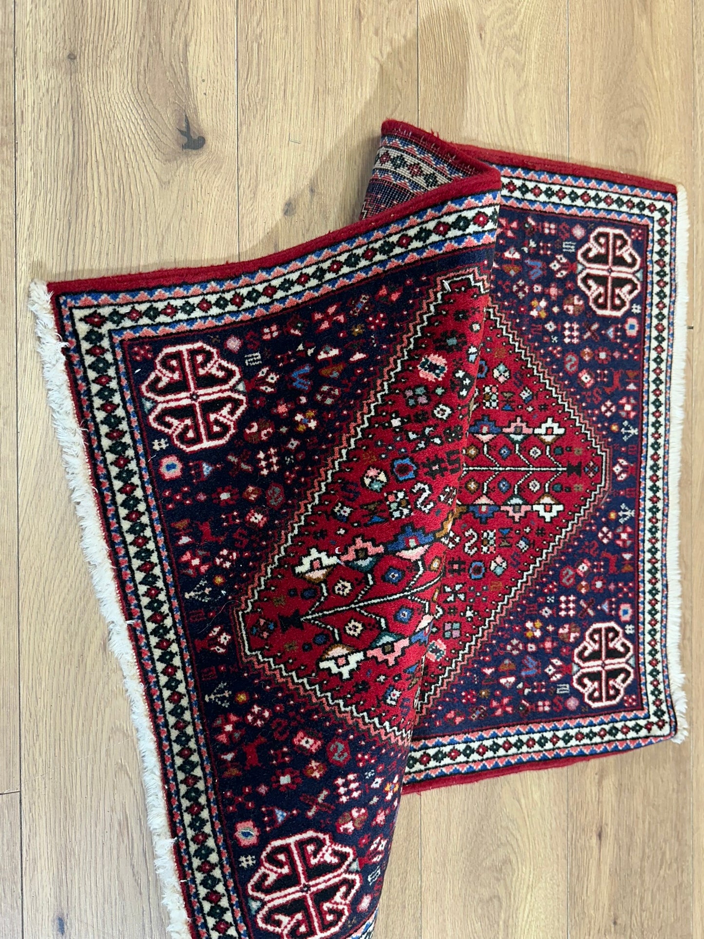 Orientteppich handgeknüpft Abadeh 110x73 cm