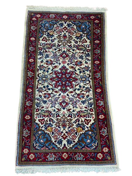 Orientteppich handgeknüpft Sarough 118x64 cm