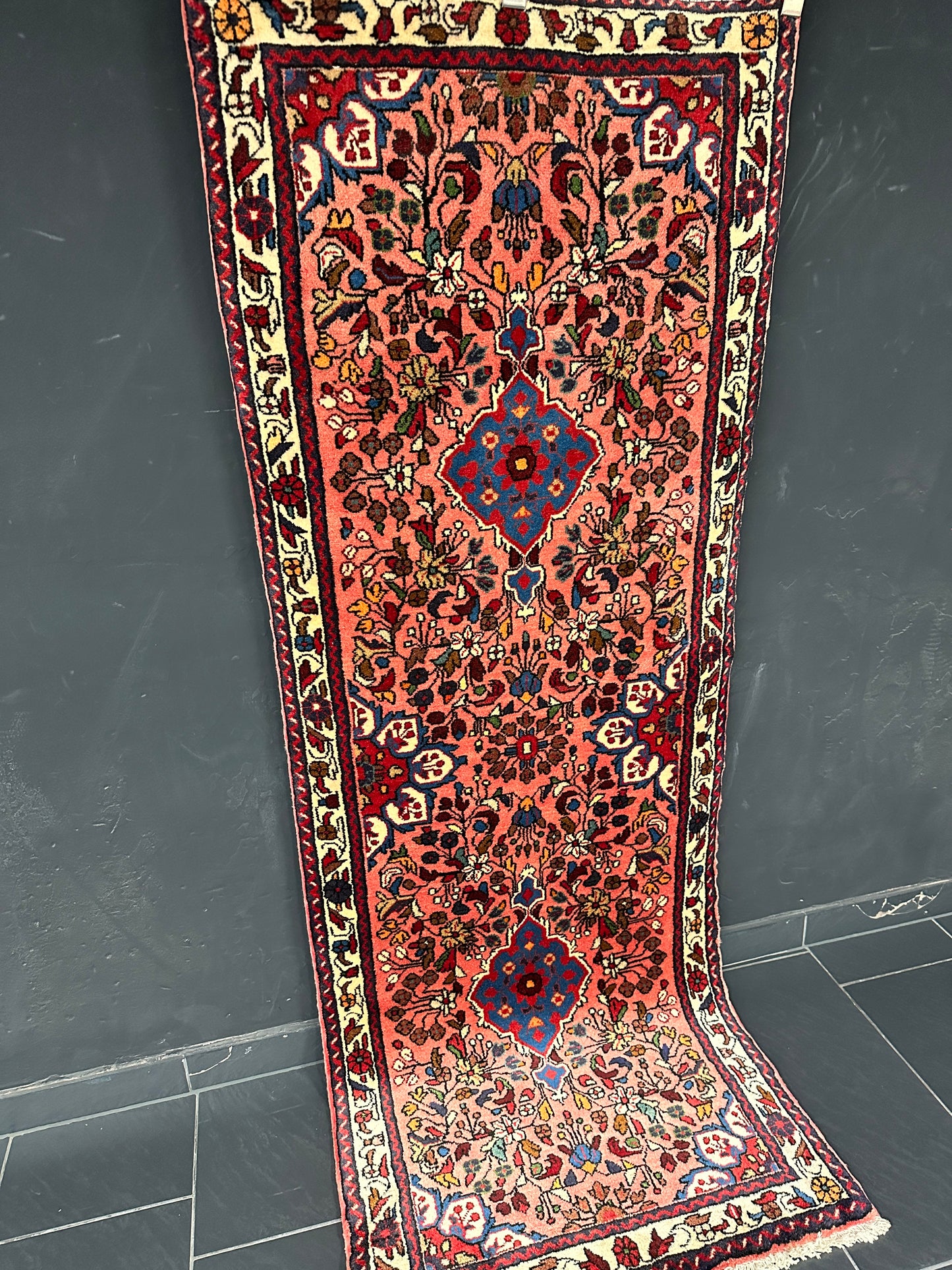 Handgeknüpfter Perser Orientteppich - Hamadan Läufer 210x86cm