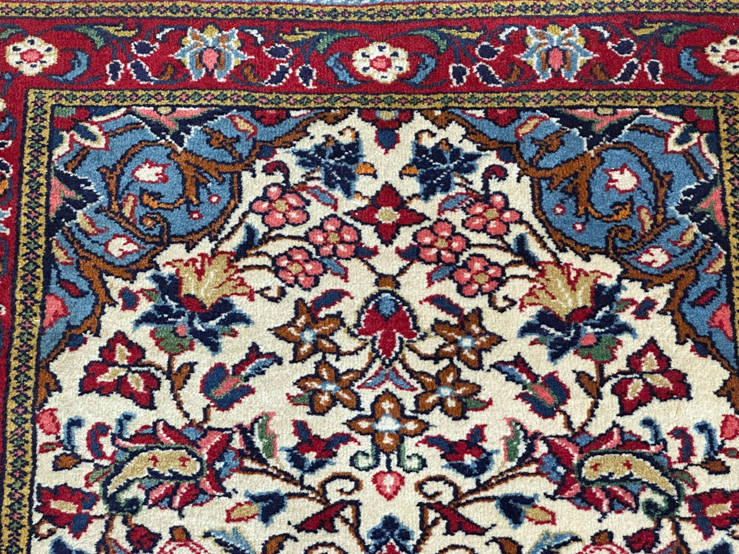 Orientteppich handgeknüpft Sarough 118x64 cm