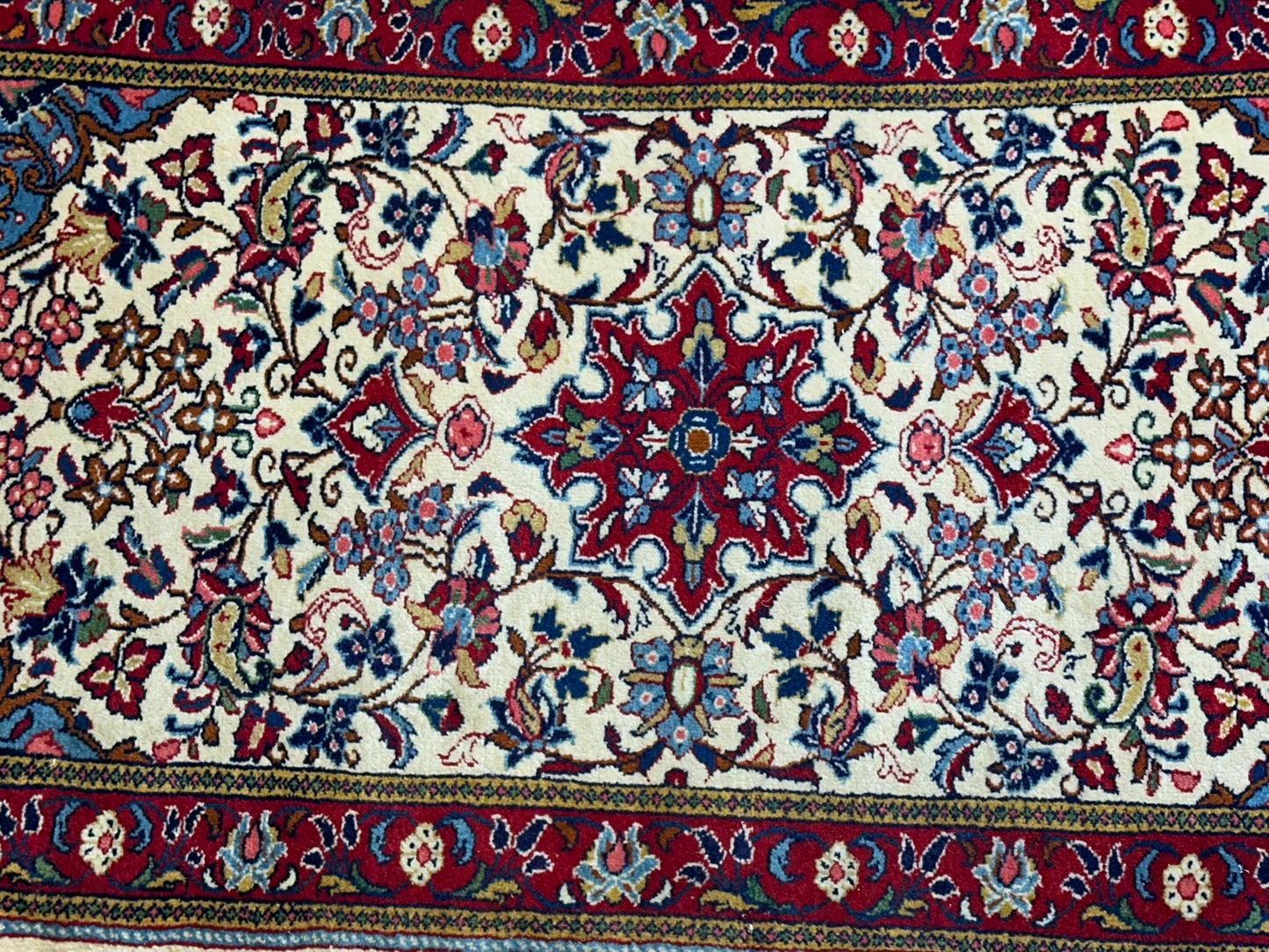 Orientteppich handgeknüpft Sarough 118x64 cm