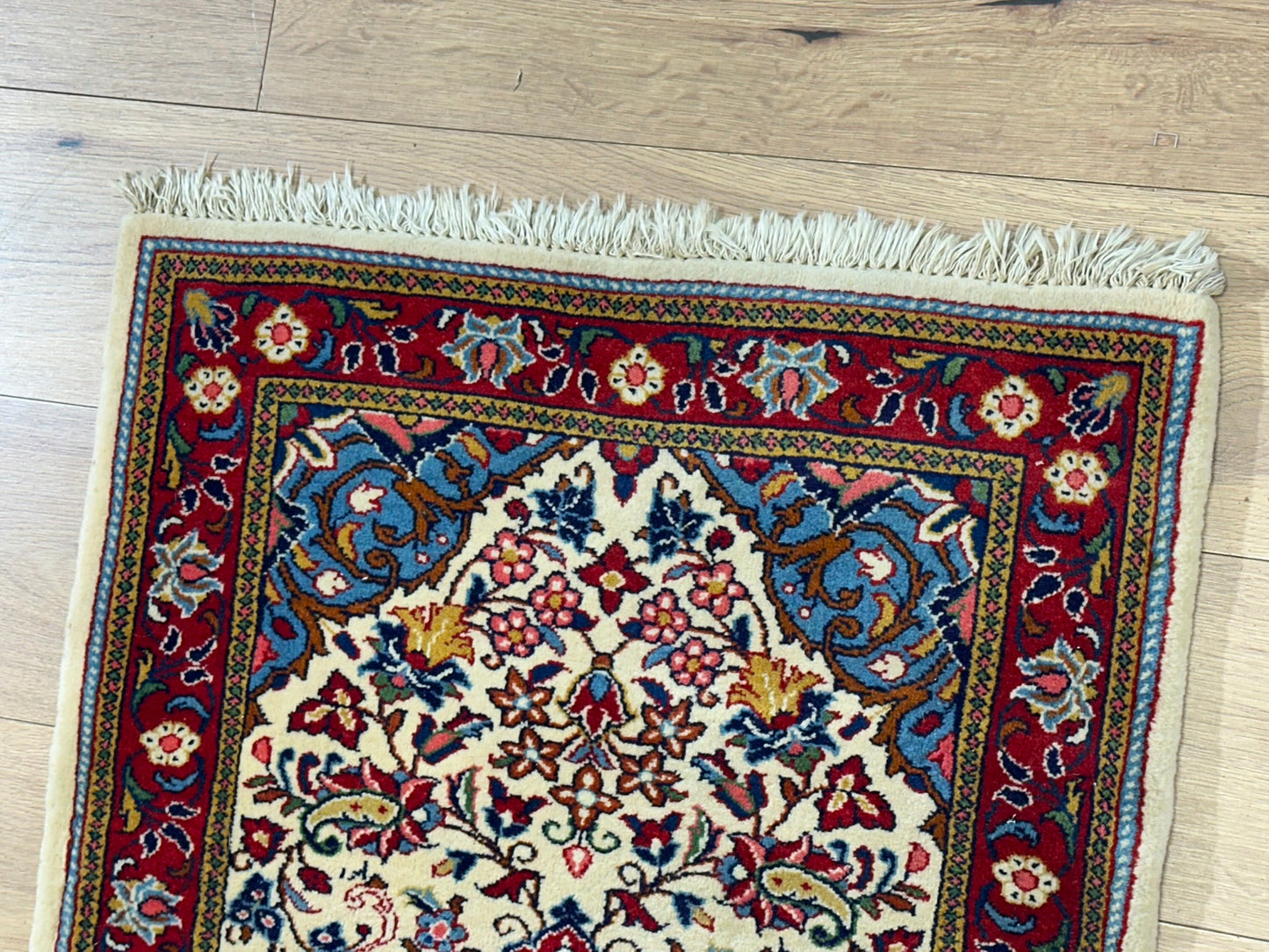 Orientteppich handgeknüpft Sarough 118x64 cm