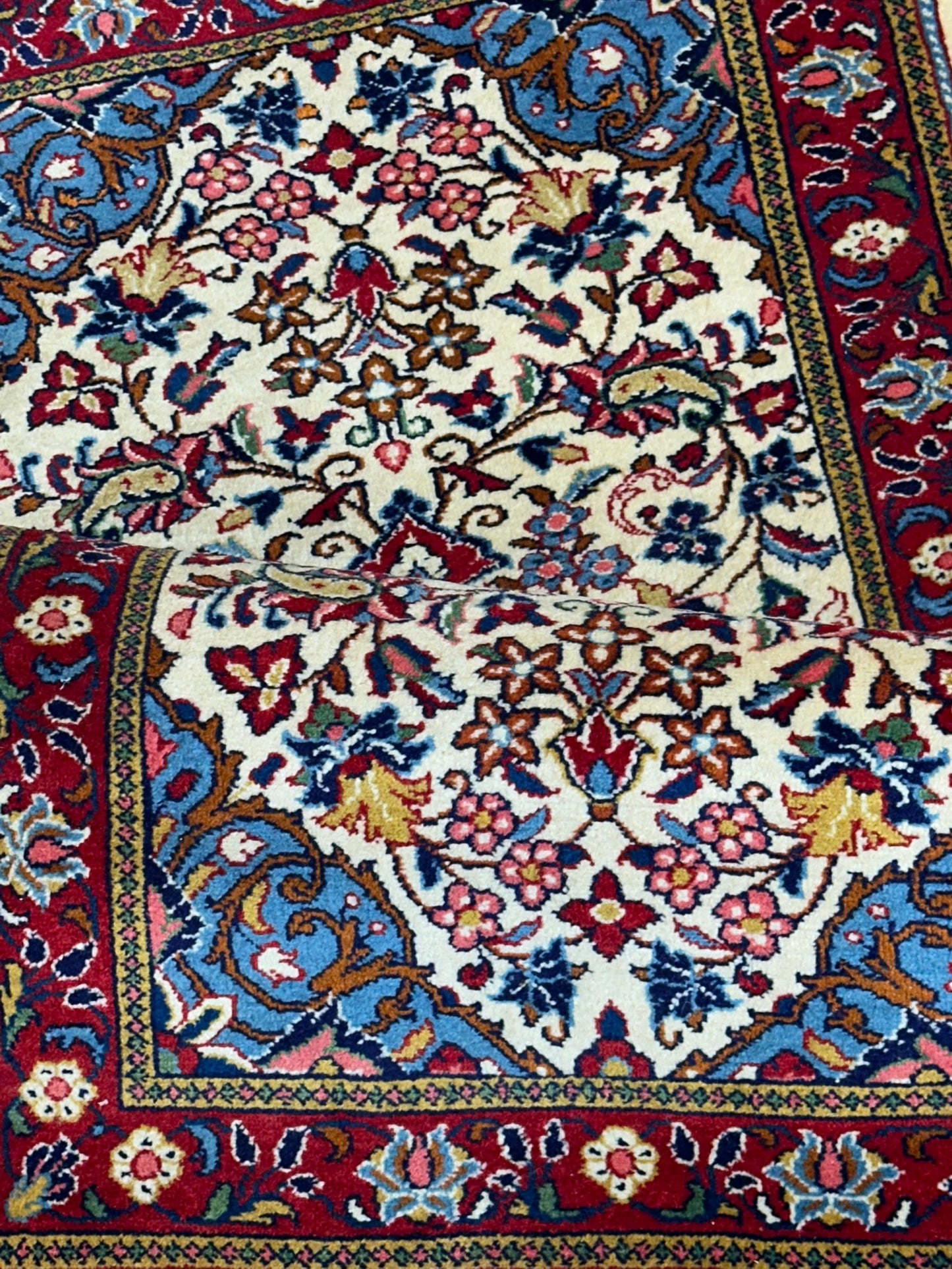Orientteppich handgeknüpft Sarough 118x64 cm
