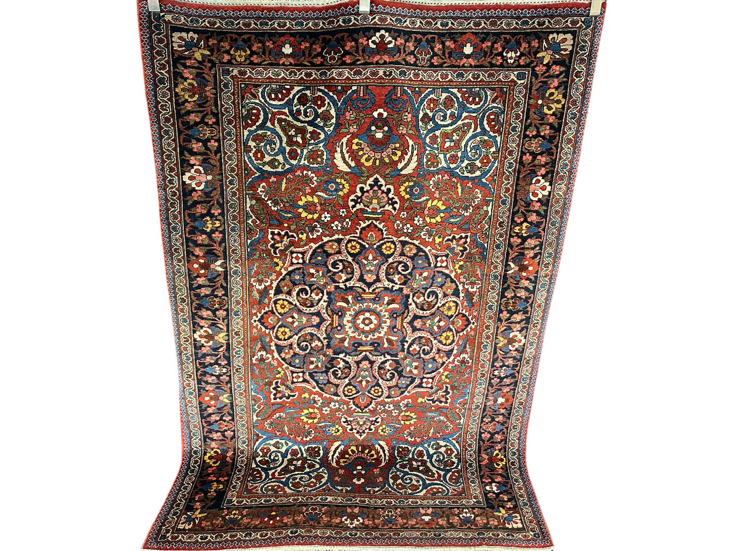 Handgeknüpfter Perser Teppich – Bachtiar Art Deco Naturfarben 208x138cm