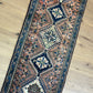 Orientteppich handgeknüpft Gaschgai 155x57 cm