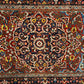 Handgeknüpfter Perser Teppich – Bachtiar Art Deco Naturfarben 208x138cm