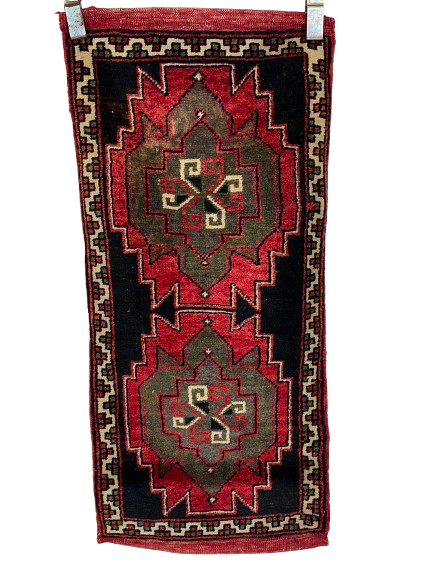 Orientteppich handgeknüpft Kazak 110x50 cm