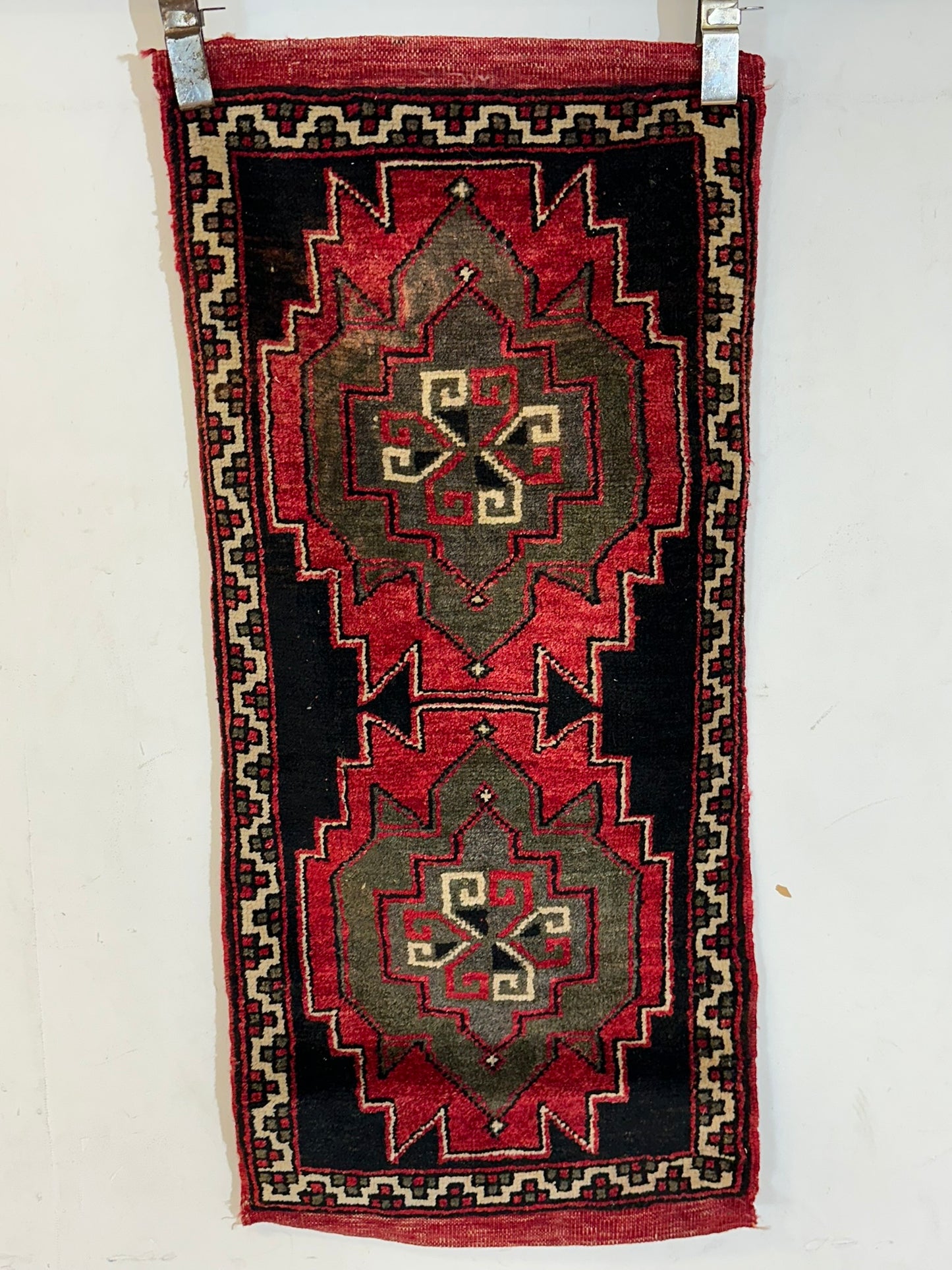Orientteppich handgeknüpft Kazak 110x50 cm