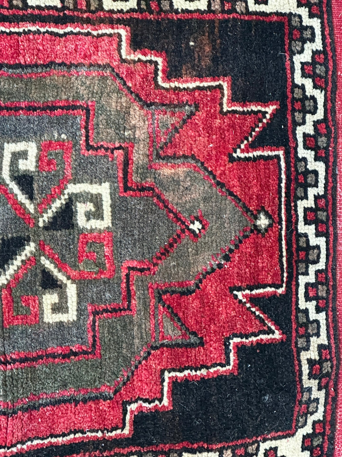 Orientteppich handgeknüpft Kazak 110x50 cm