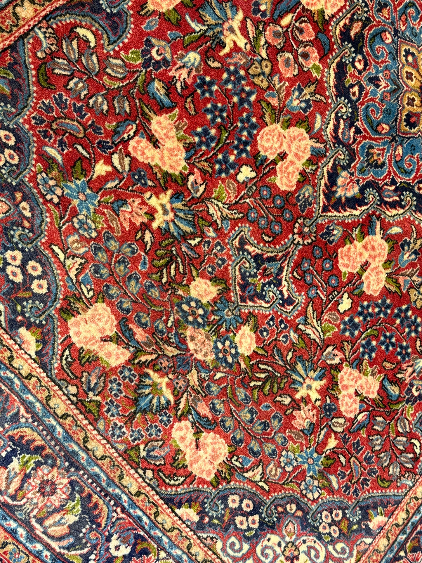 Handgeknüpfter Perser Orientteppich "Sarough Hamadan" 148x110 cm