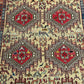 Handgeknüpfter Perser Teppich – Kazak Sumack Art Deco Naturfarben 186x113cm
