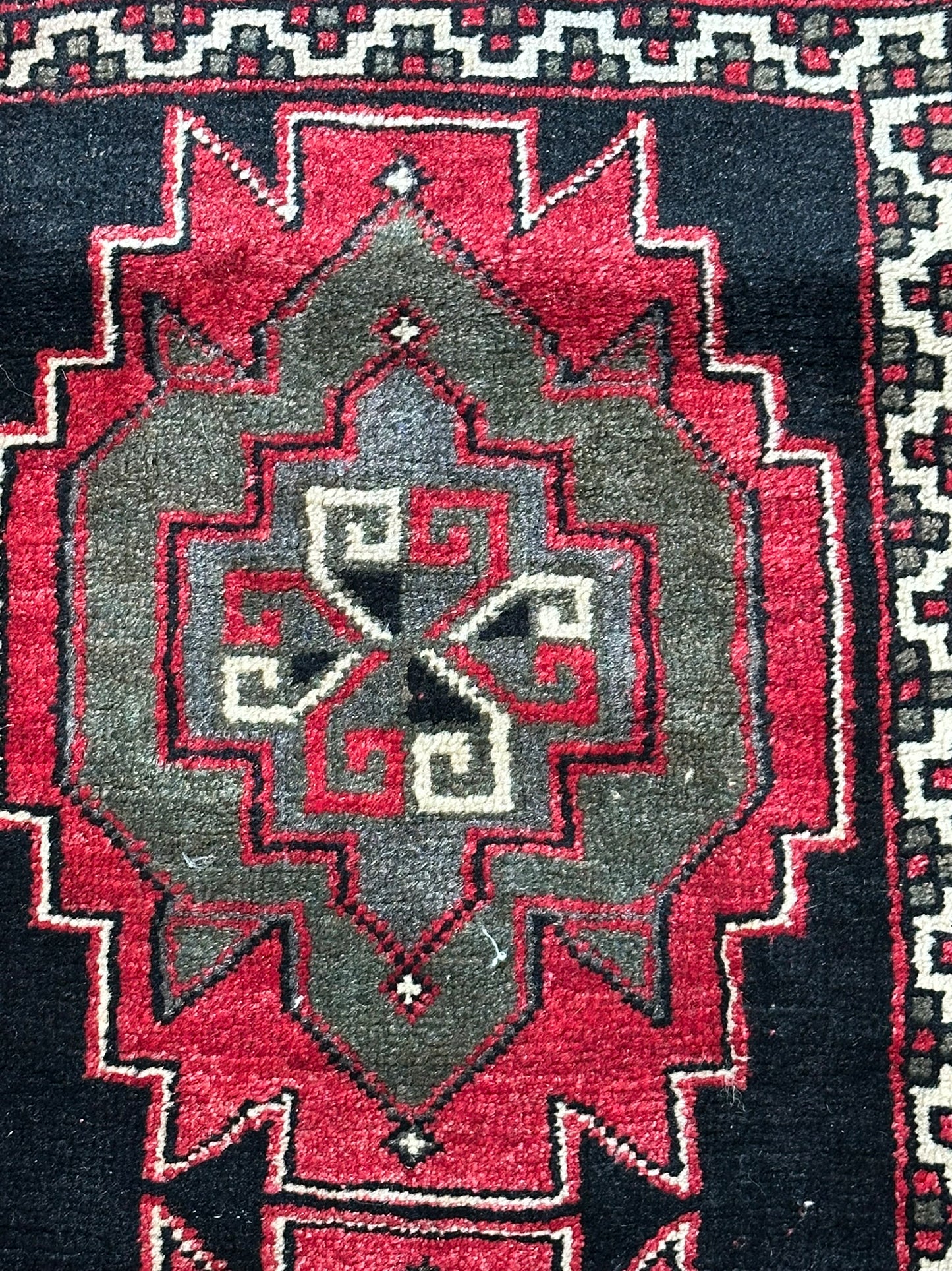Orientteppich handgeknüpft Kazak 110x50 cm