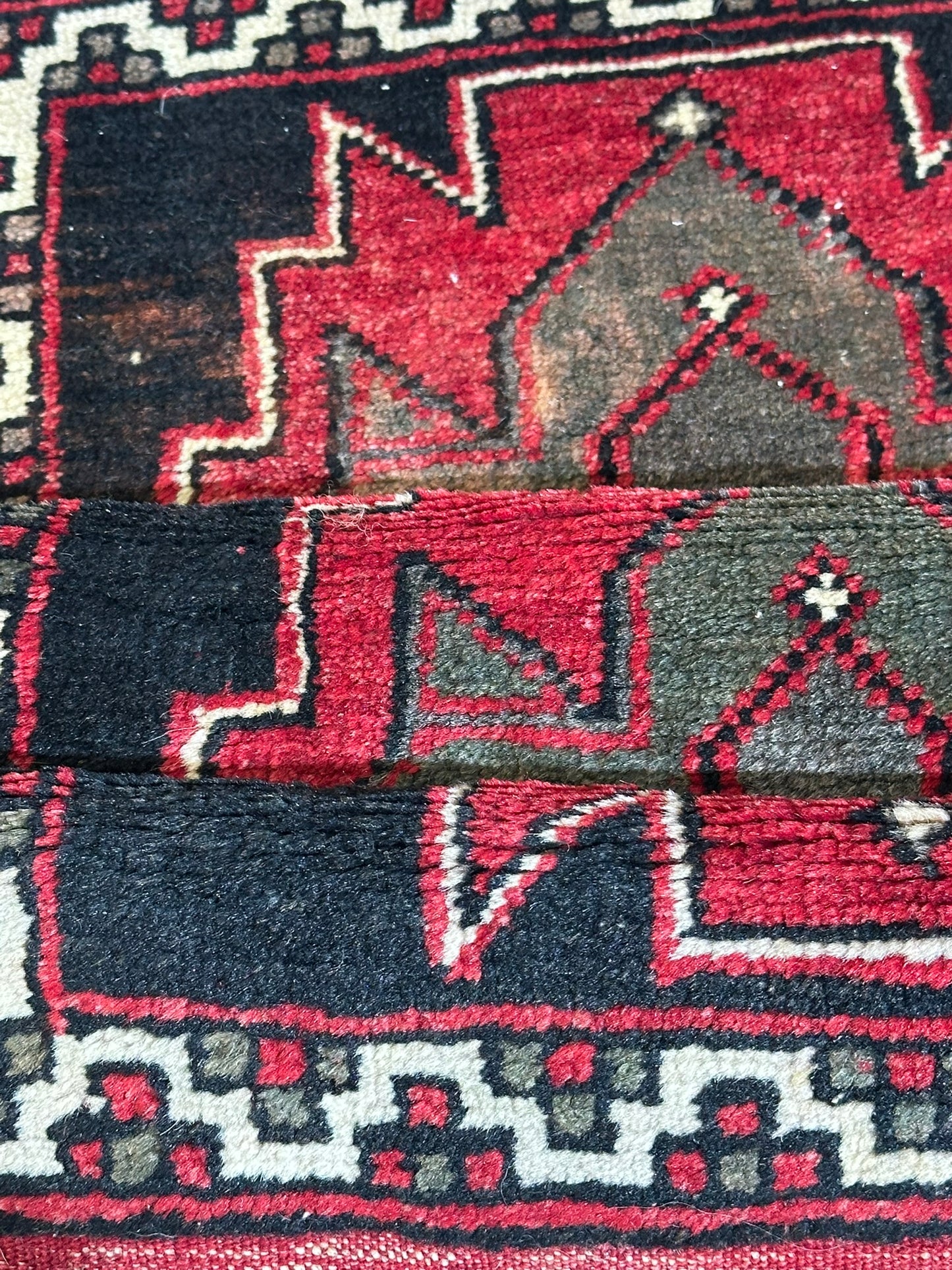Orientteppich handgeknüpft Kazak 110x50 cm