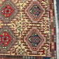 Handgeknüpfter Perser Teppich – Kazak Sumack Art Deco Naturfarben 186x113cm