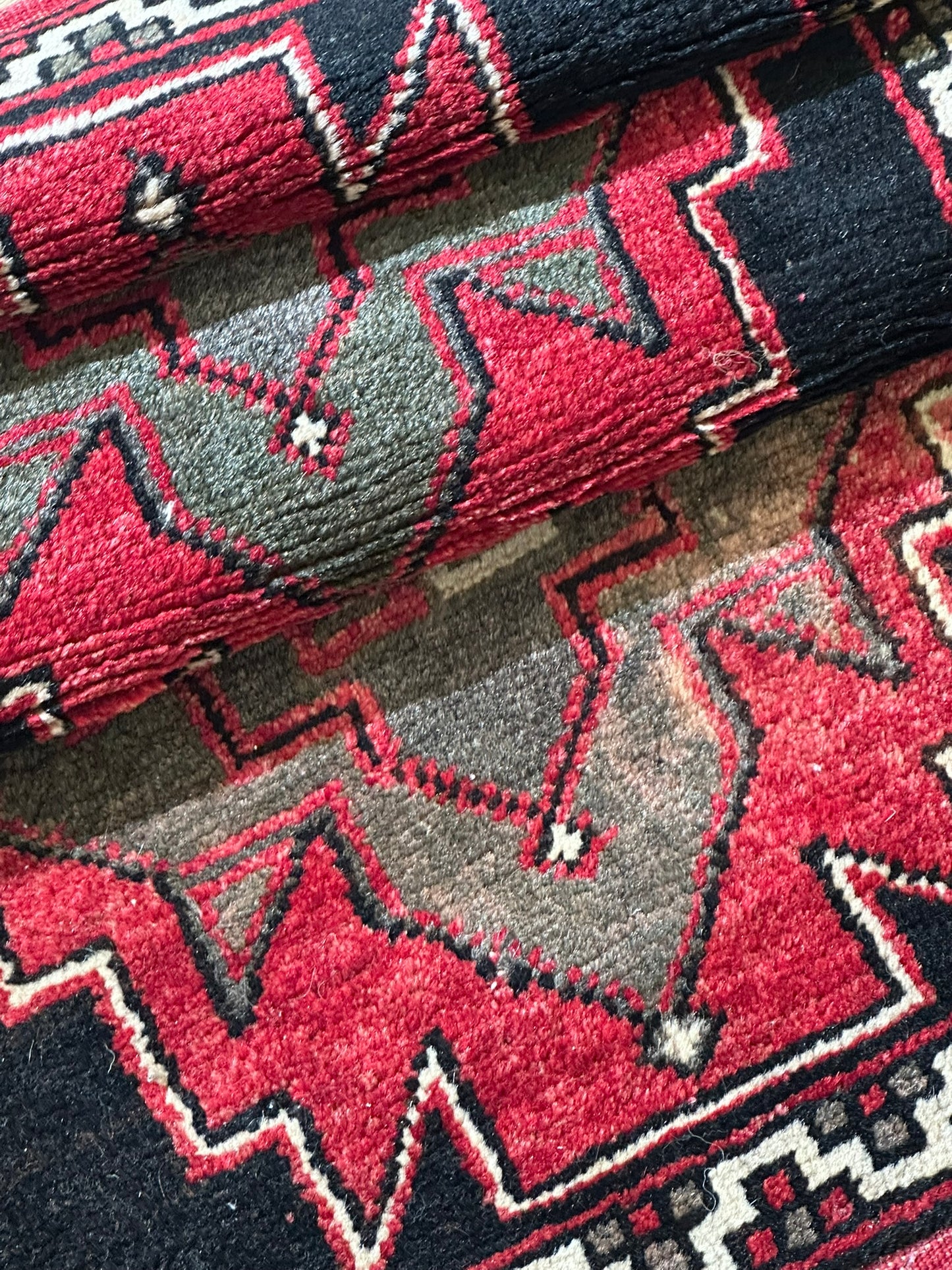 Orientteppich handgeknüpft Kazak 110x50 cm