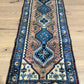Orientteppich handgeknüpft Gaschgai Wolle 140x55 cm