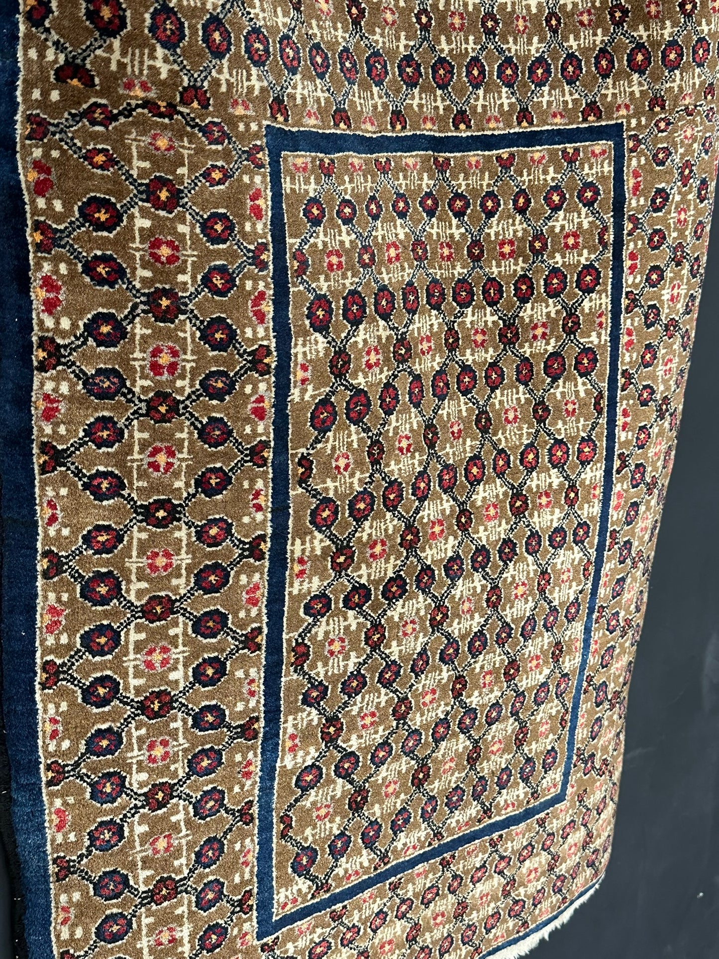 handgeknüpfter Perser Teppich – Hamadan Bidjar Art Deco 110x79cm