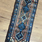 Orientteppich handgeknüpft Gaschgai Wolle 140x55 cm