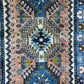 Orientteppich handgeknüpft Gaschgai Wolle 140x55 cm