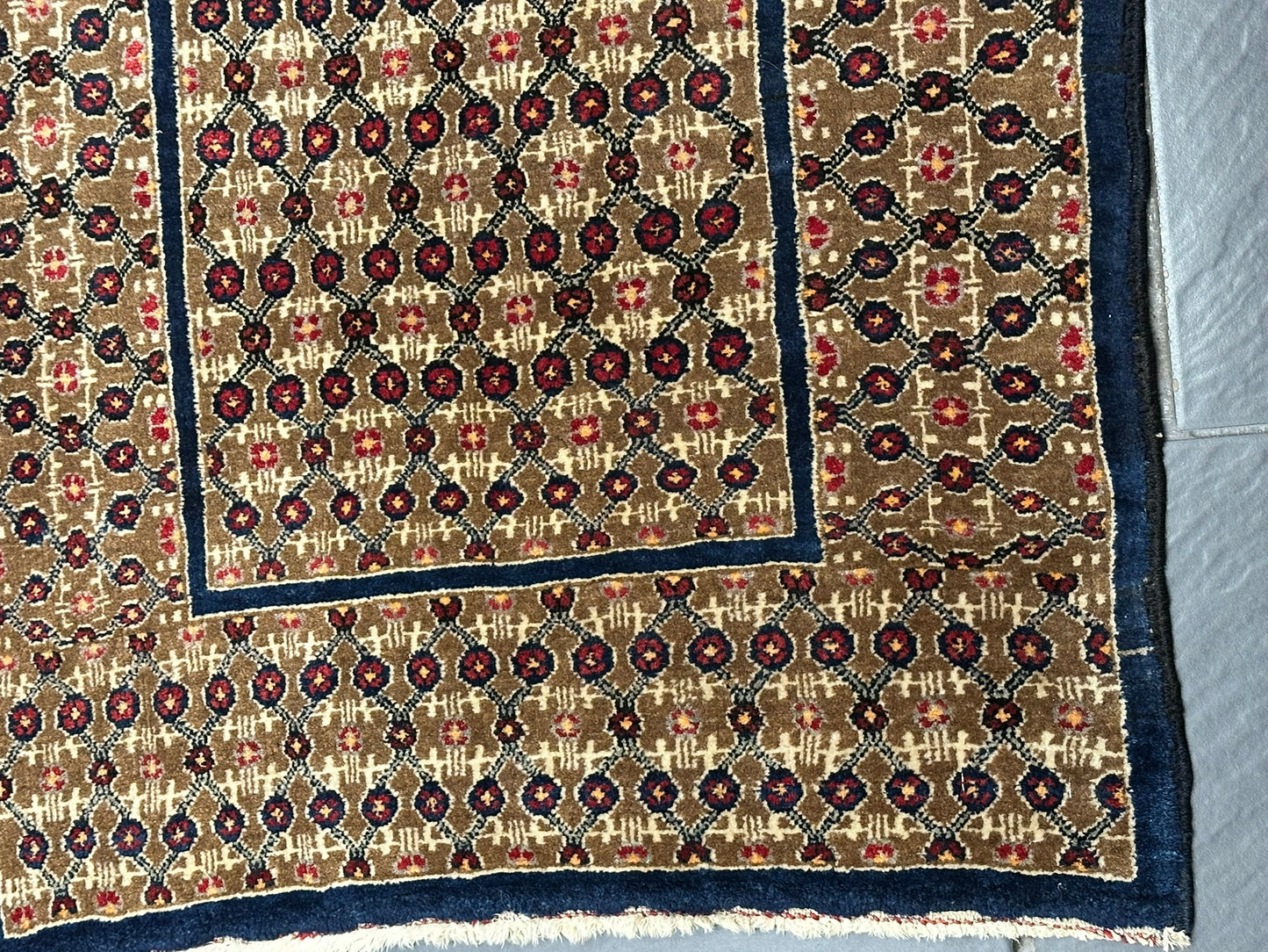 handgeknüpfter Perser Teppich – Hamadan Bidjar Art Deco 110x79cm