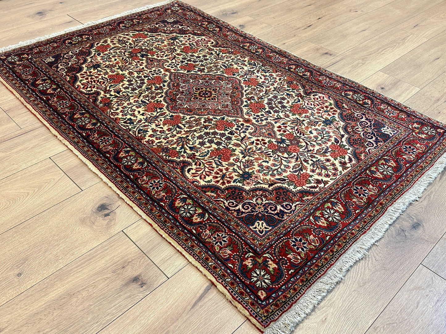 Handgeknüpfter Perser Orientteppich "Malayer Sarouck" 160x106 cm